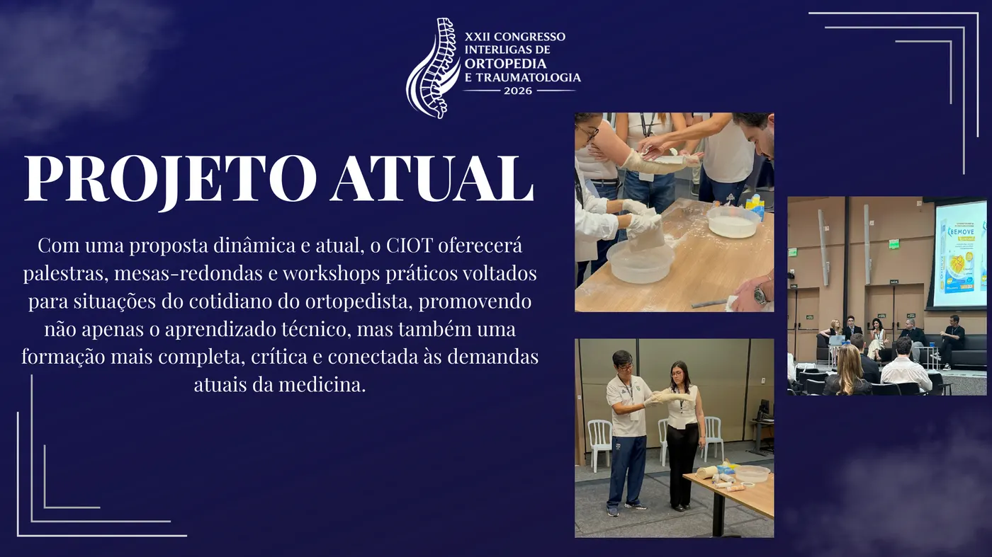 Prospecto do projeto atual com workshop prático